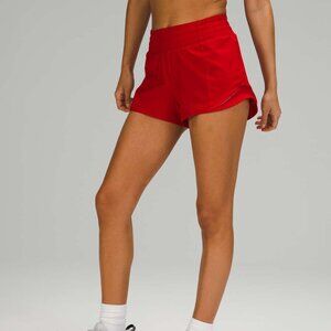 Lululemon Hotty Hot High-Rise Short 2.5" - Dark Red